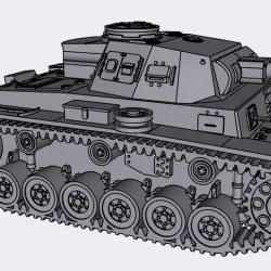 early Panzer III tank