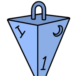 Earring D4 Dice