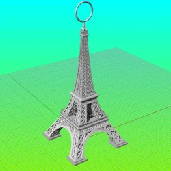 Eiffel tower keychain (and desktop creation!)