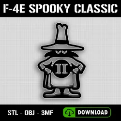 F-4E PHANTOM II SPOOK SPOOKY MASCOT KEYCHAIN