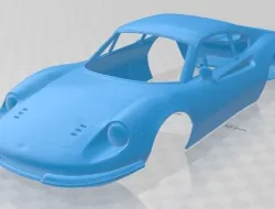 Ferrari Dino 246 GT 1969 Printable Body Car