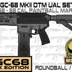 FGC68 MKII tipx edition: Dye tactical mag / planet eclipse CF20 UAL Upper and lower set for paintball first strike use