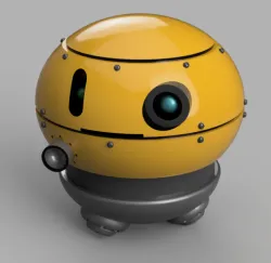 Flubber Weebo Robot Prop