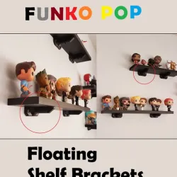 Funko Pop Floating Shelf Bracket