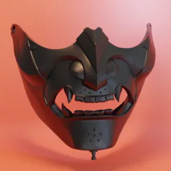 Ghost of Tsushima Inspired Mask Oni