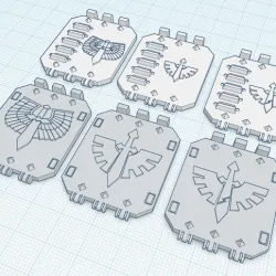 Grimdark Ground Plunderer Doors for the 1st Legion of Angels that are Dark