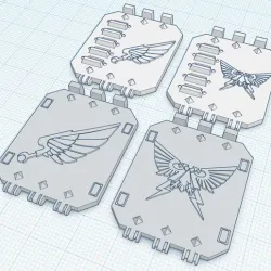 Grimdark Ground Plunderer Doors for the 3rd Legion of King's Kids