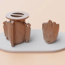 Groot 02 Pot Mold
