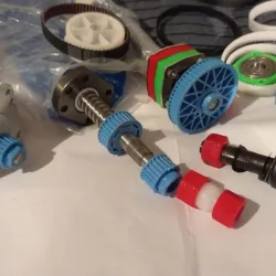 GT2_3 Timing pulley 8-10-12 mm axle