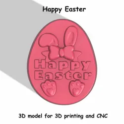 Happy Easter Stl File