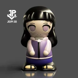 HINATA HYUGA_CHIBI_NINJA_CHARACTER_NARUTO SHIPPUDEN_NARUTO_ANIME