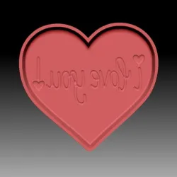 I LOVE YOU HEART BATH BOMB MOLD