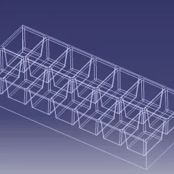 Ice cube tray Modeling