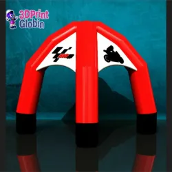 INFLATABLE DIORAMA - INFLATABLE SPIDER TENT - MOTORCYCLE GP