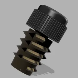 Insert nut + screw m6x13