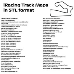 iRacing Track Maps - Road