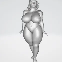 Karine - Figurine of a beautiful sexy naked girl