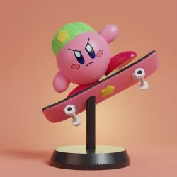 Kirby Skate Figure