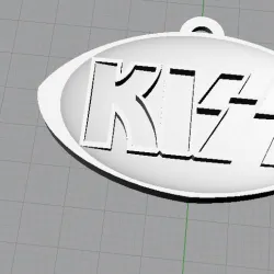 KISS band keychain