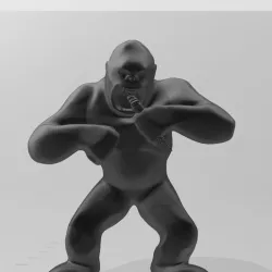 kong gorilla ice cream eat
