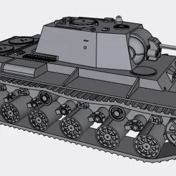 KV-8 flame tank