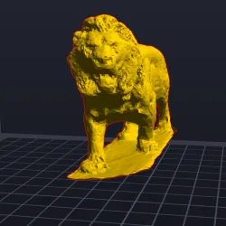 Lion Statue (3D Scan)