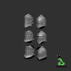 Medieval Helmets Batch 1