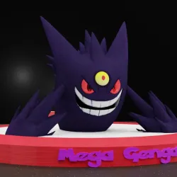 MEGA Gengar - Pokémon Accurate Model