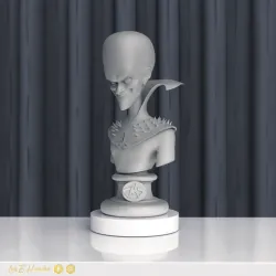 Megamind bust, Bust of megamente