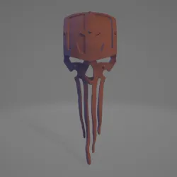 Melted Skull Mask for Knight
