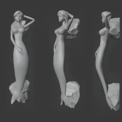 Mermaid Cupboard Handle
