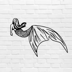 Mermaid wall decoration