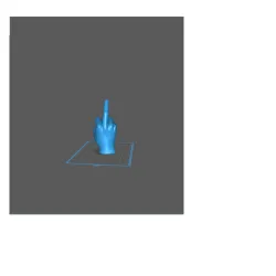 Middle finger ring holder