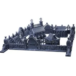 Modular Graveyard Walls Crypts Tombs Churches and Graveyard Accessories