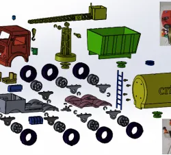 MODULAR TRUCK PLAY M 35 PIECES (29 FILES)