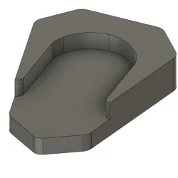 Motorcycle side stand support plate