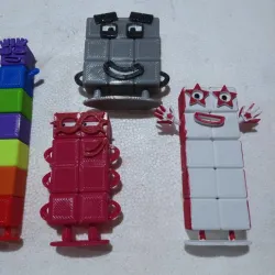 numberblocks sockets from 1 to 10