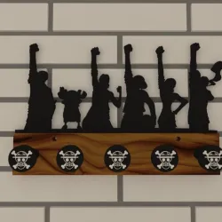 One Piece coat rack