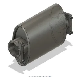 oval muffler