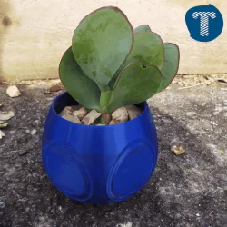 Patterned Succulent Planter