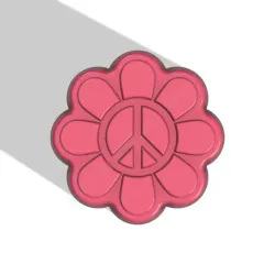 Peace flower Stl File