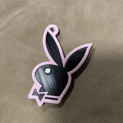 Playboy Bunny Keychain