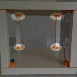 Plexiglass / LACK Support - Back-Low and Top