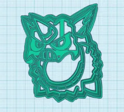 Pokemon: Mega Glalie Cookie Cutter