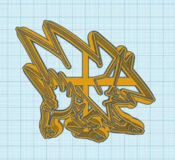 Pokemon: Mega Manectric Cookie Cutter