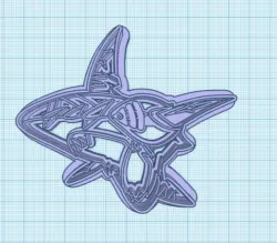 Pokemon: Mega Sharpedo Cookie Cutter