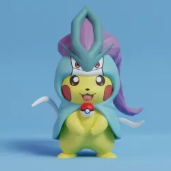 Pokemon - Pikachu Suicune Cosplay