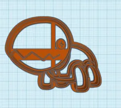 Pokemon: Trapinch Cookie Cutter