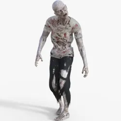 Realistic Zombie Rigged