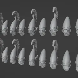 Retro Space Elf Helmet Pack